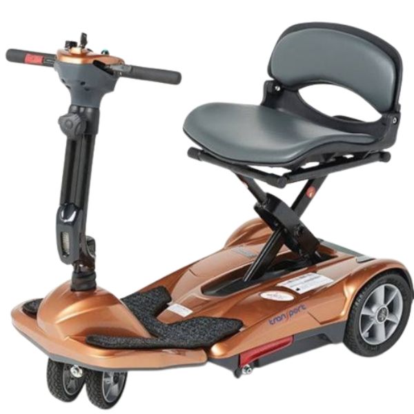 EV Rider Transport M Lightweight Folding Scooter - Electromagnetic Brakes For Safety Anti-Flat Tires For Seniors
