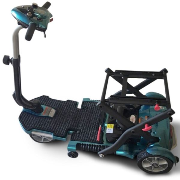 EV Rider Transport Plus Lightweight Easy Folding Mobility Scooter - Long Distance w/ Anti Flat Tires