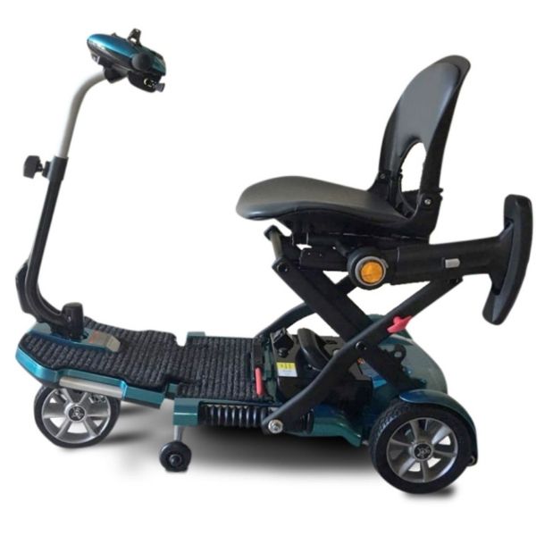 EV Rider Transport Plus Lightweight Easy Folding Mobility Scooter - Long Distance w/ Anti Flat Tires