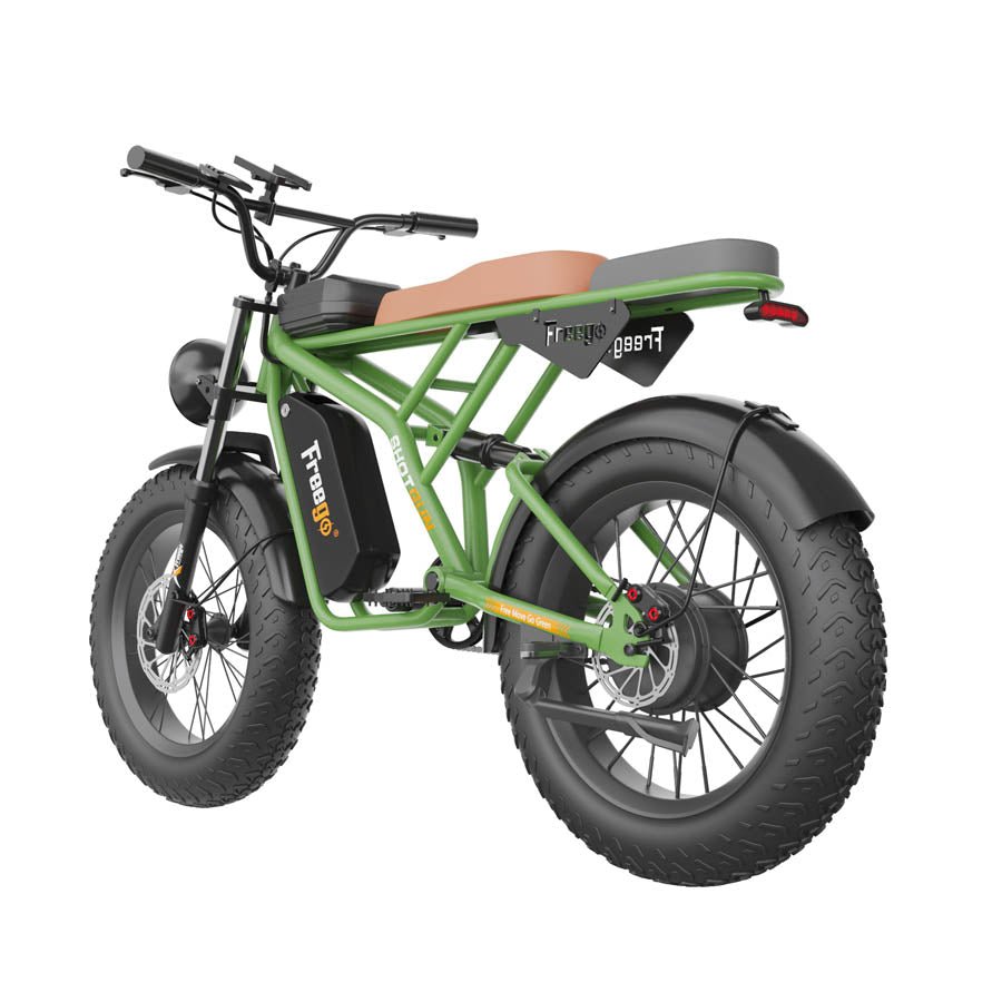 Freego Shotgun F2 Pro Electric Cargo Bike 1400W Poweful Motor - Full Suspension For Comfort Riding