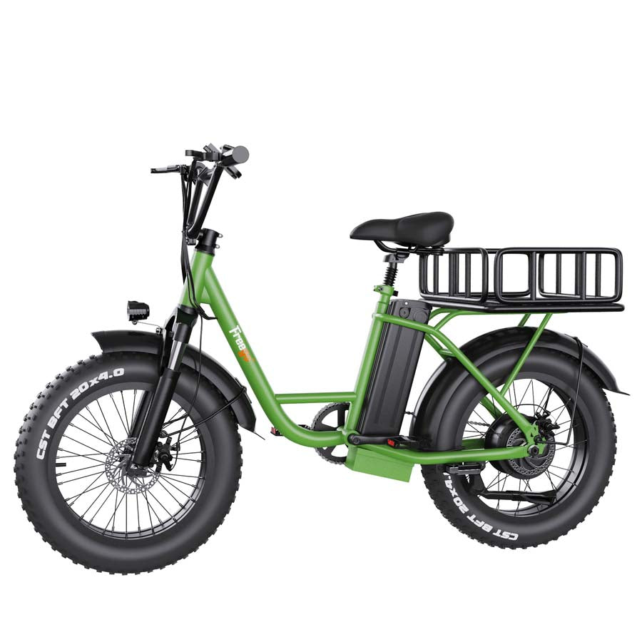 Freego FB-20X Step-thru Fat Tire Electric Bike - 1200W Peak Motor