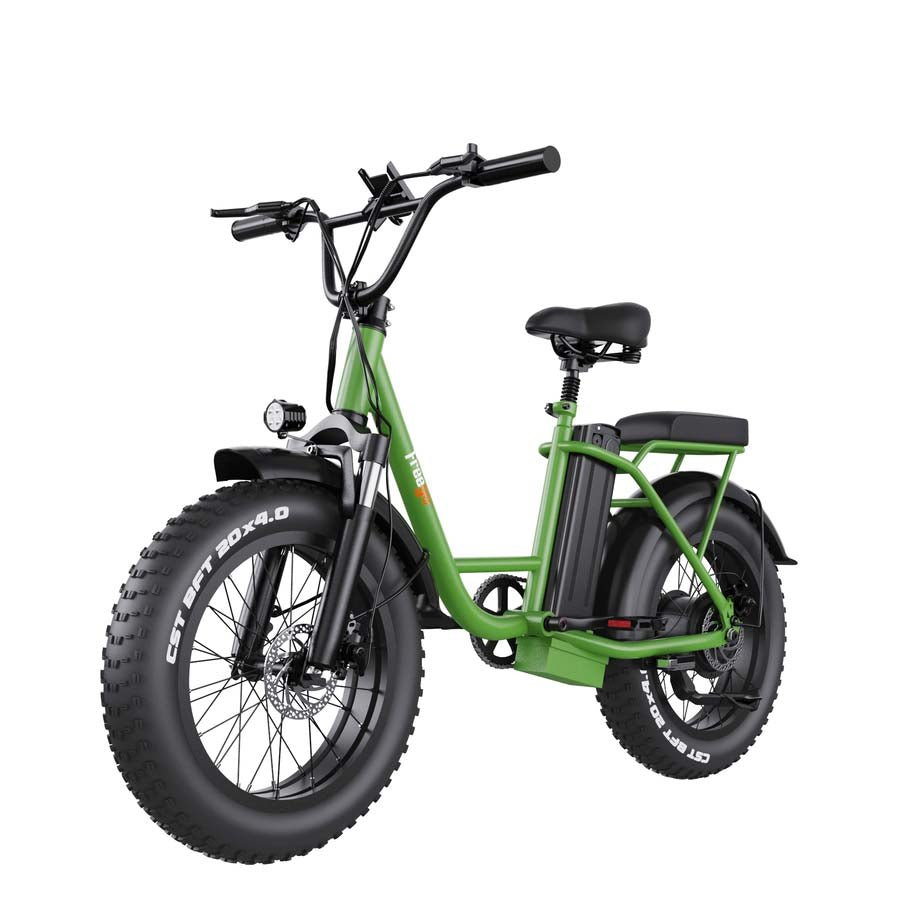 Freego FB-20X Step-thru Fat Tire Electric Bike - 1200W Peak Motor