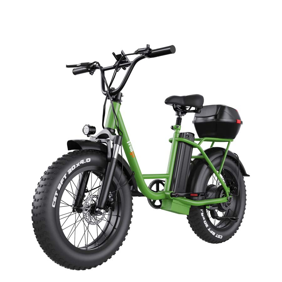 Freego FB-20X Step-thru Fat Tire Electric Bike - 1200W Peak Motor