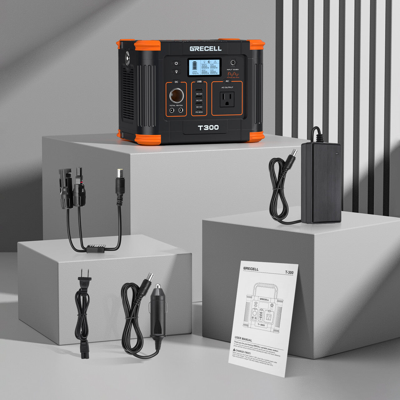 GRECELL Portable Power Station 300W