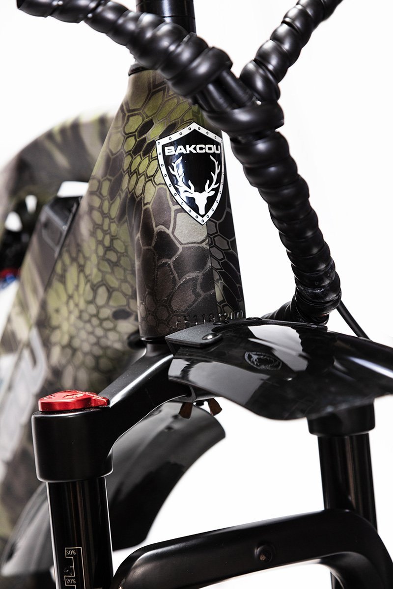 Bakcou Mule Elite Step Through 24" Electric Hunting Bike Bafang Ultra Mid Drive Motor