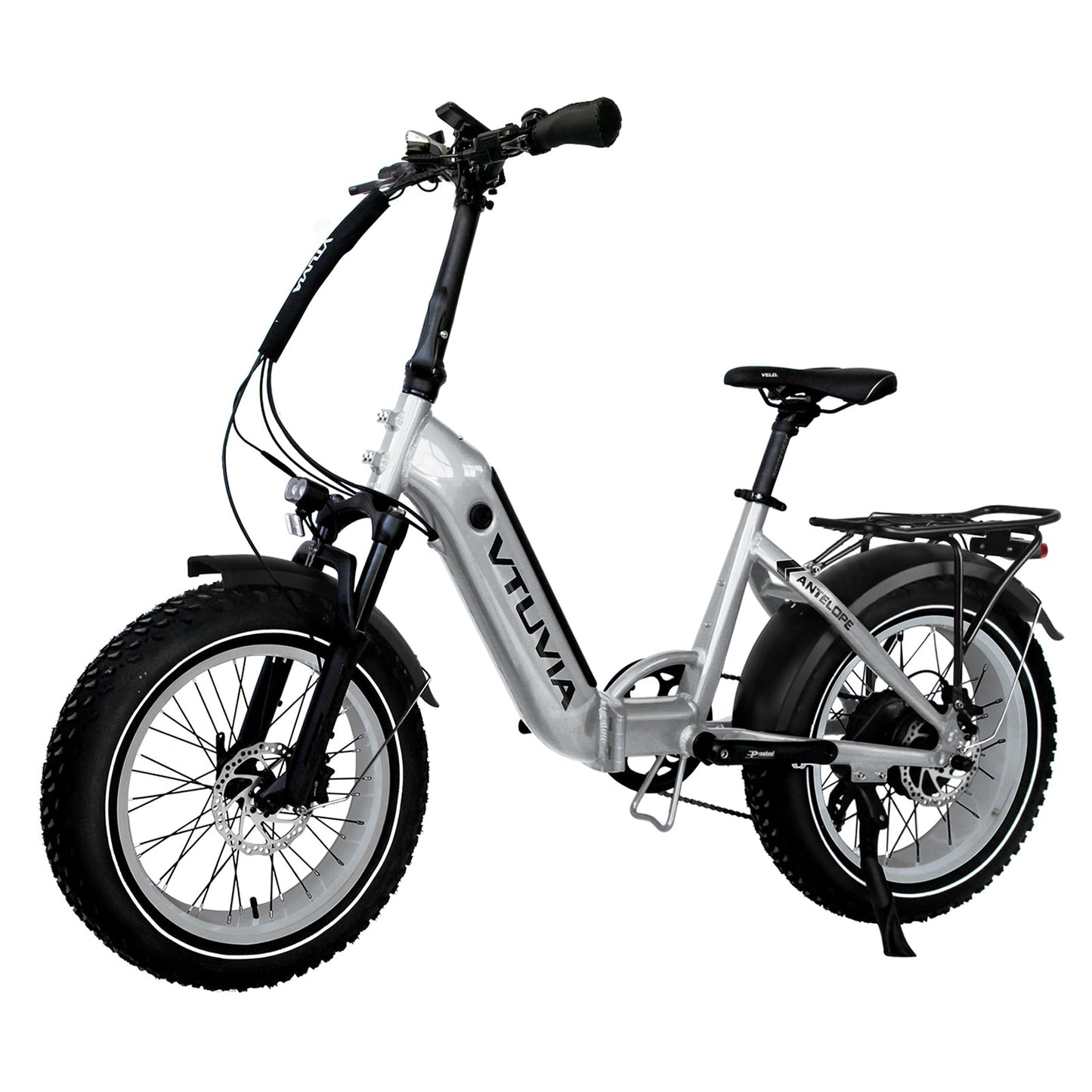 Vtuvia SX20 Antelope Step-Thru Folding Electric Bike - 750W Motor Anti-Puncture Fat Tire