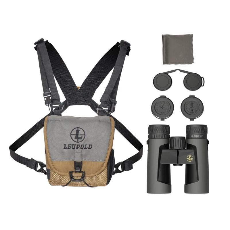 Leupold BX-2 Alpine HD - 8x42mm Binocular Roof Shadow Gray with Harness