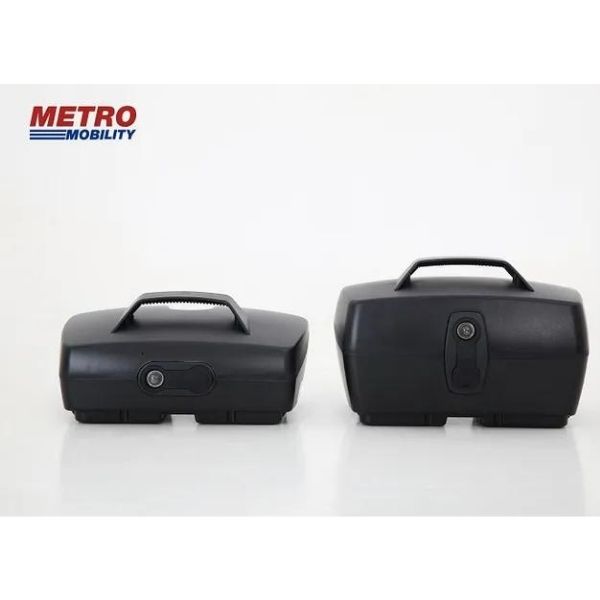 Metro Mobility M1 Portable 4-Wheel Foldable Mobility Scooter - Long Distance, 300lbs Weight Capacity w/ Flat Free Tires