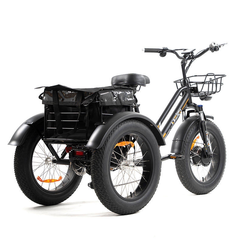 Daywins (DWMEIGI) MG1703 48V 750W Step Thru Electric Fat Tire Trike for Balance and Comfort