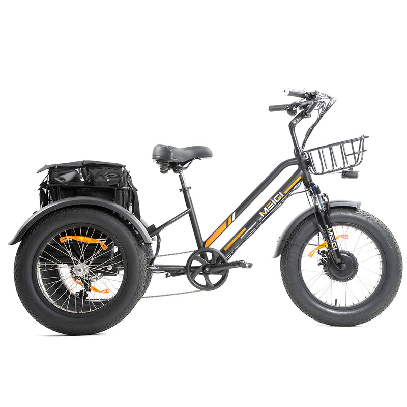 Daywins (DWMEIGI) MG1703 48V 750W Step Thru Electric Fat Tire Trike for Balance and Comfort