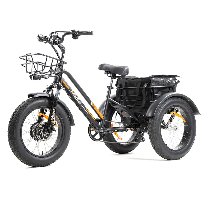 Daywins (DWMEIGI) MG1703 48V 750W Step Thru Electric Fat Tire Trike for Balance and Comfort