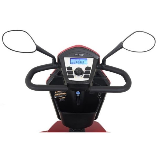 Metro Mobility S800 Heavy Duty Folding All Terrain Mobility Scooter For Seniors - 400Lbs Weight Capacity w/ Full Suspension