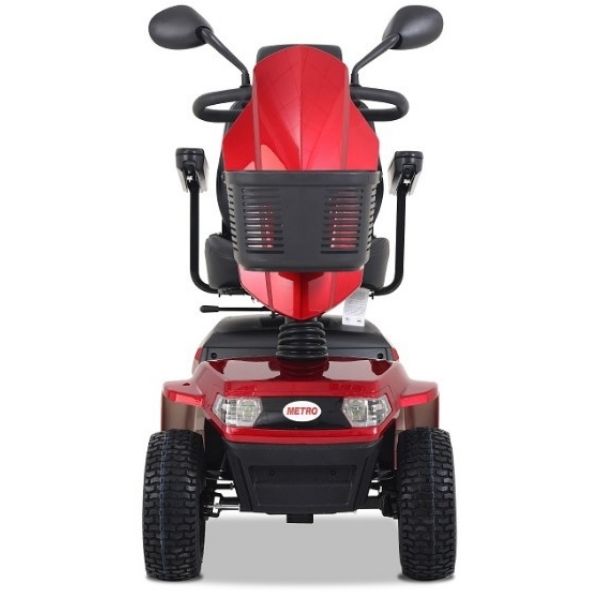 Metro Mobility S800 Heavy Duty Folding All Terrain Mobility Scooter For Seniors - 400Lbs Weight Capacity w/ Full Suspension