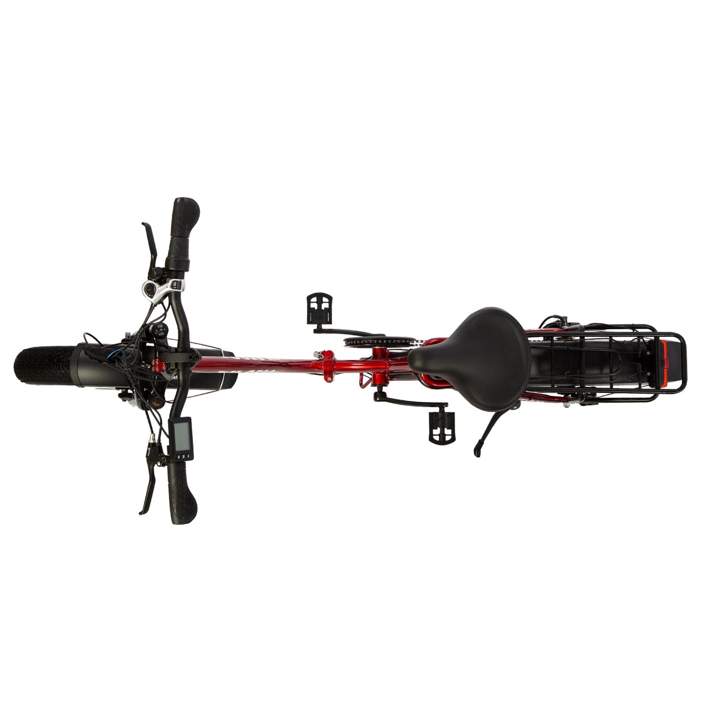 Vtuvia SF20 Step-Thru Fat Tire Folding Electric Bike - 750W All Terrain with Front Suspension Fork