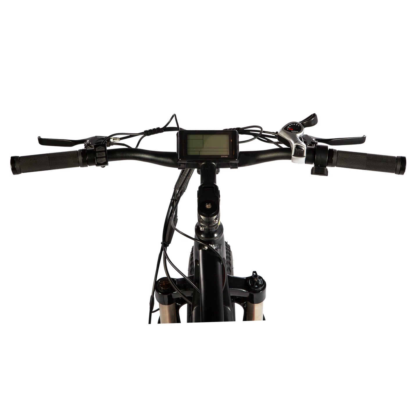 Vtuvia SJ26 Cruiser All Terrain Fat Tire Electric Bike - 750W with Front Suspension Fork
