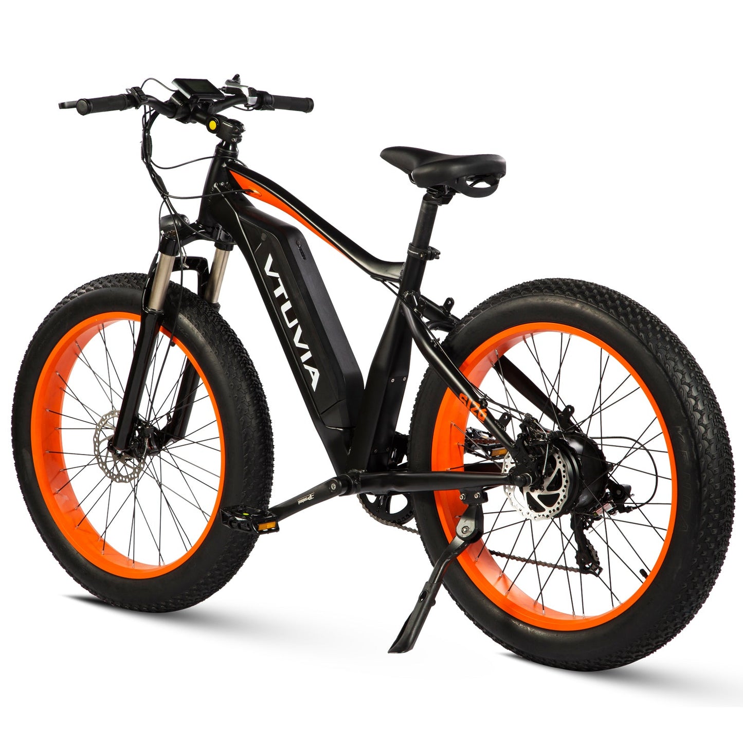 Vtuvia SJ26 Cruiser All Terrain Fat Tire Electric Bike - 750W with Front Suspension Fork