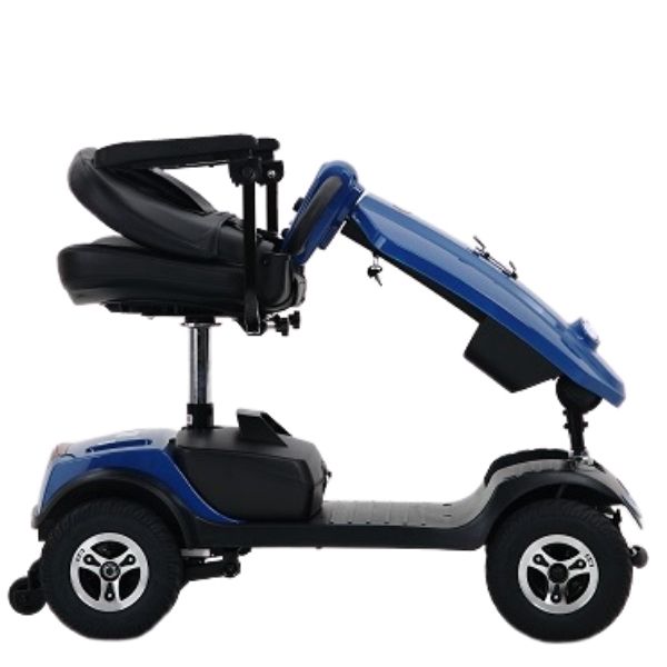 Metro Mobility Patriot 4 Wheel Mobility Scooter - Heavy Duty w Comfort Rear Suspension and Electromagnetic Brake System, 300 Lbs Weight Capacity