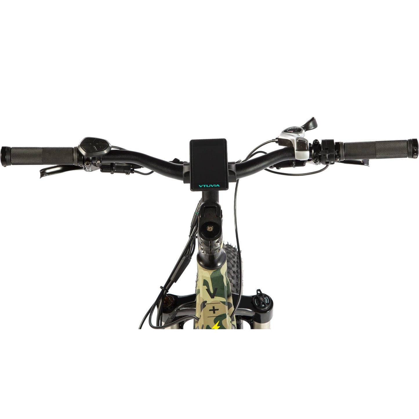 Vtuvia SN100 All Terrain Fat Tire Electric Hunting Bike - 750W Motor with Front Suspension for Comfort