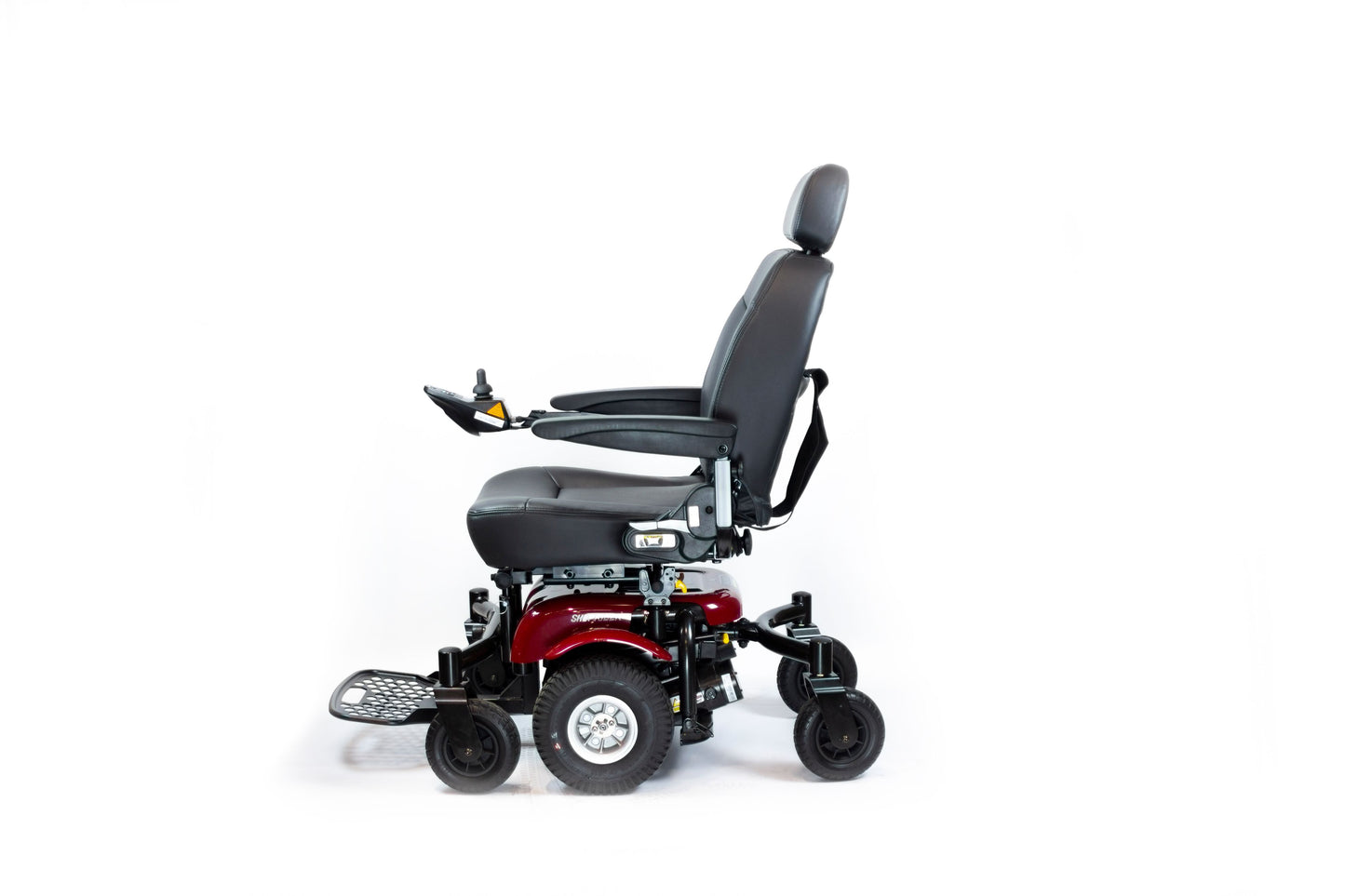 Shoprider 6Runner 10 Power Wheelchair Red - Recliner Seat, Added Suspension For Smooth and Comfortable Ride - 300lbs Weight Capacity