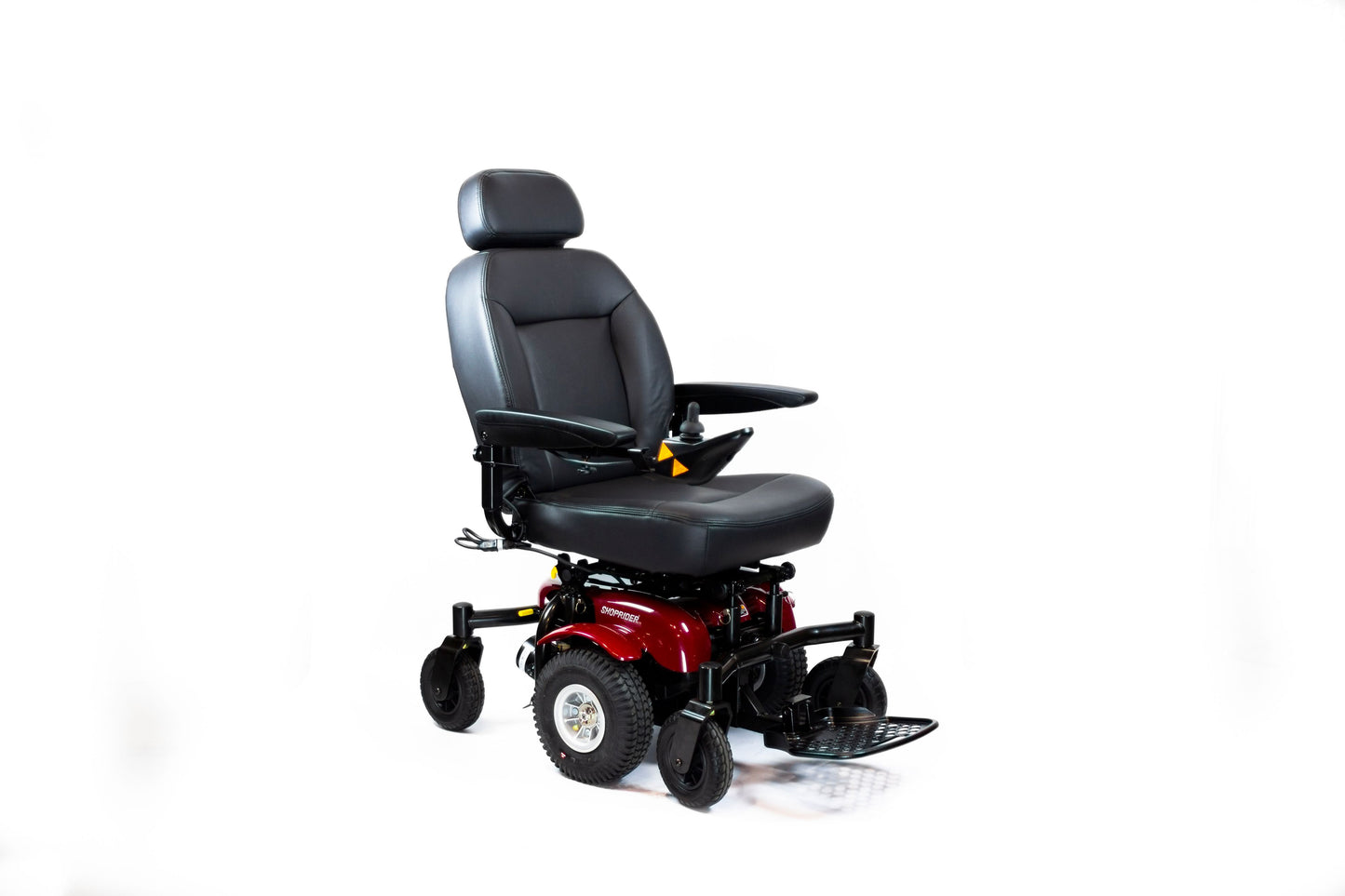 Shoprider 6Runner 10 Power Wheelchair Red - Recliner Seat, Added Suspension For Smooth and Comfortable Ride - 300lbs Weight Capacity