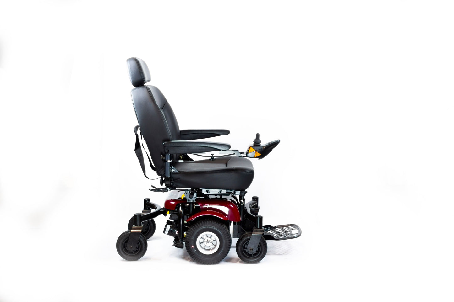 Shoprider 6Runner 10 Power Wheelchair Red - Recliner Seat, Added Suspension For Smooth and Comfortable Ride - 300lbs Weight Capacity