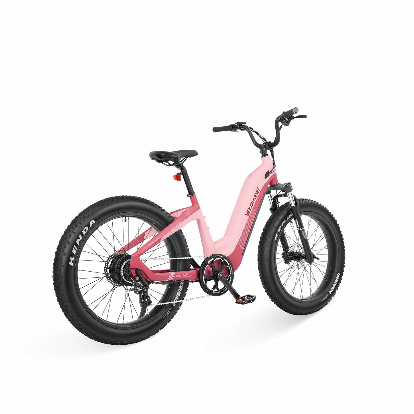 Velowave Grace Step Thru Electric Bike - All Terrain Fat Tire 750W Motor with Suspension Fork
