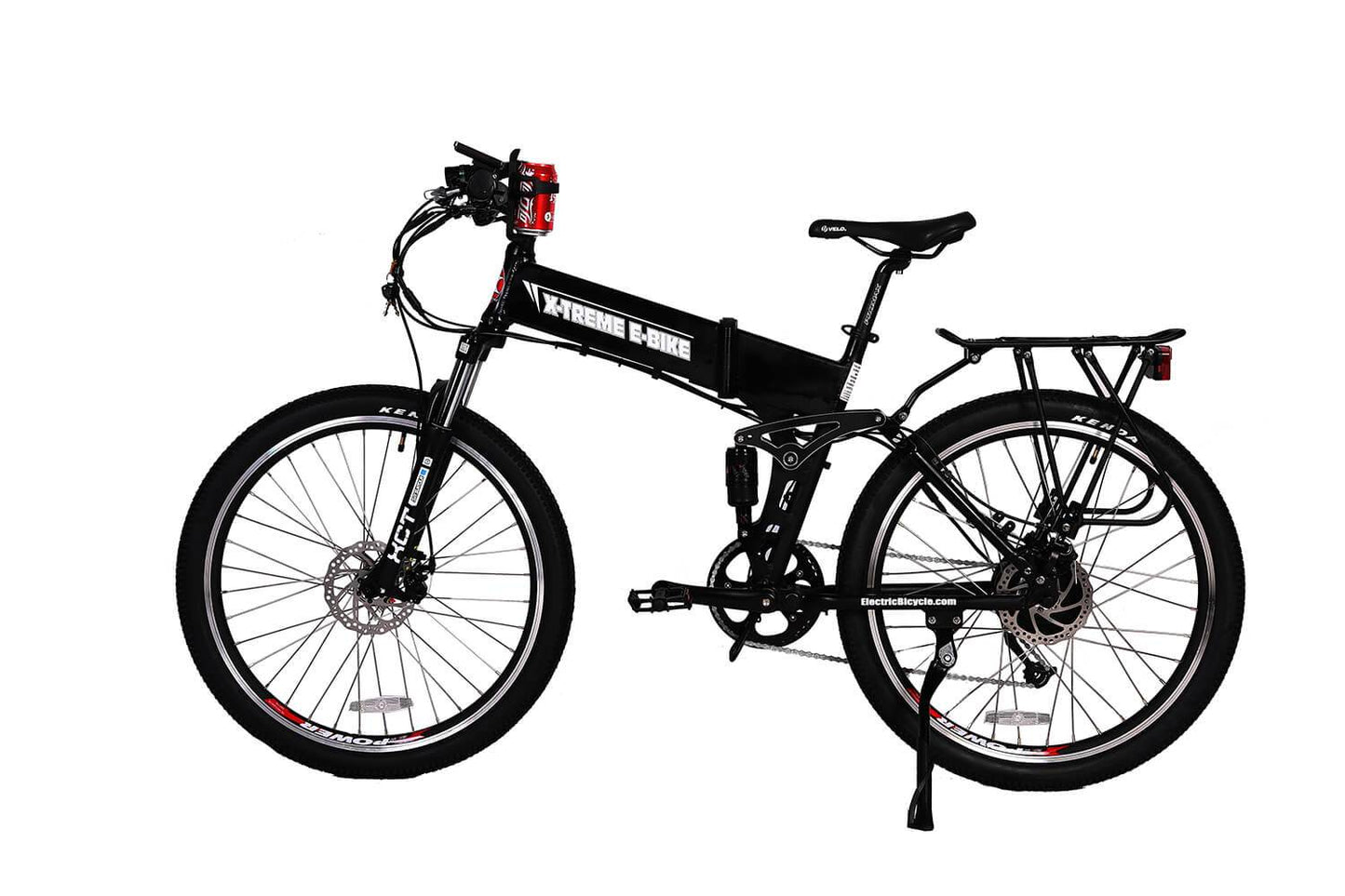 X-Treme Baja 48 Volt 500W Folding Full Suspension Electric Mountain Bicycle