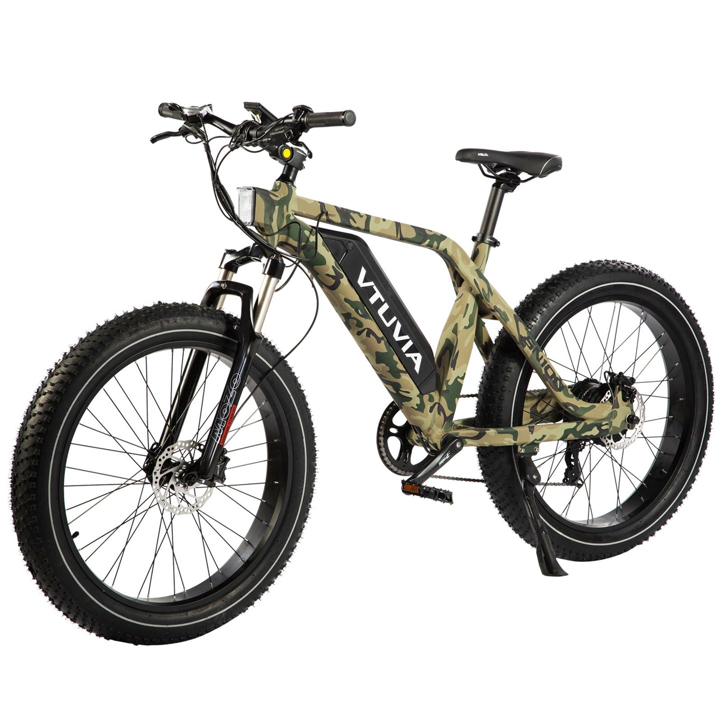 Vtuvia SN100 All Terrain Fat Tire Electric Hunting Bike - 750W Motor with Front Suspension for Comfort