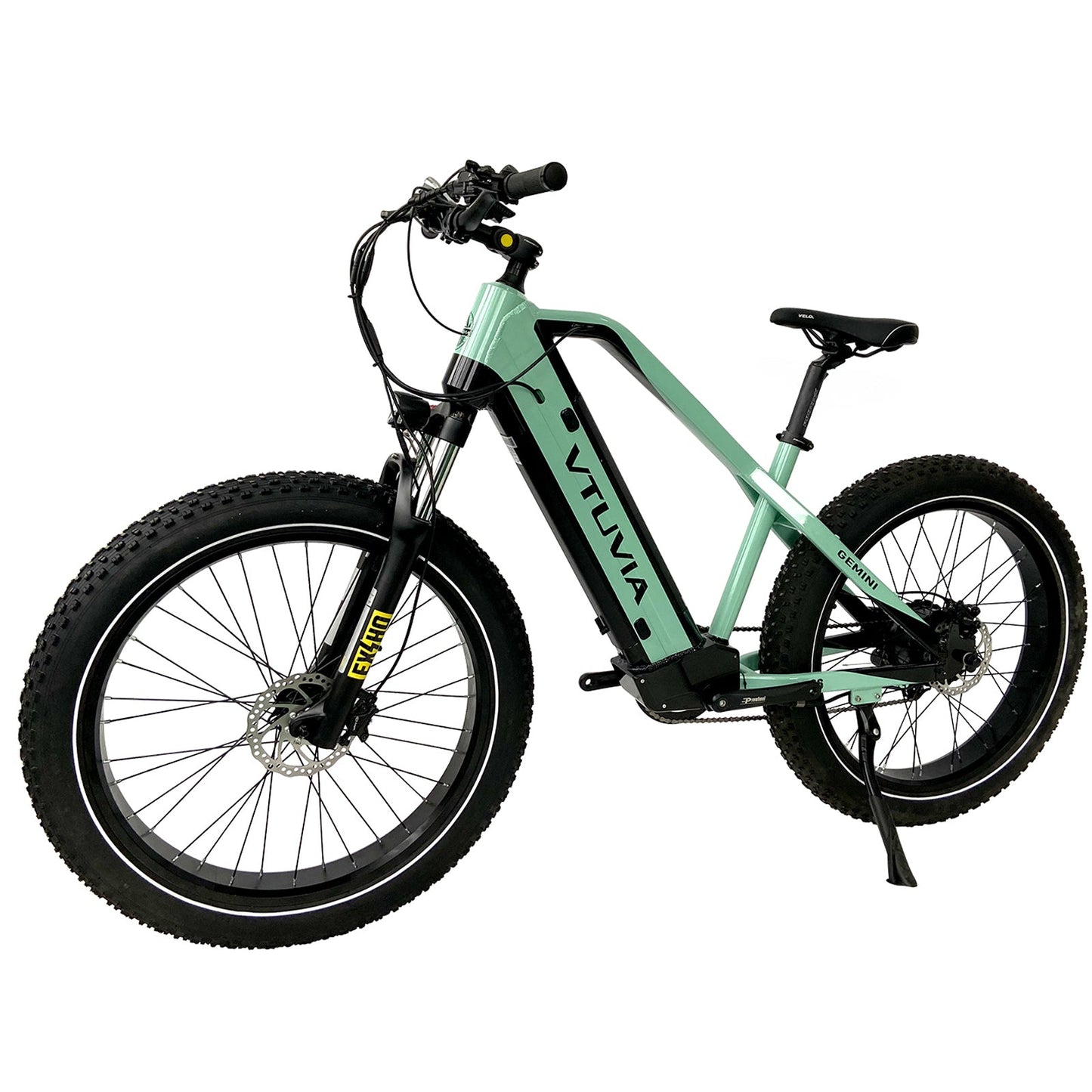Vtuvia Gemini 1000W Anti-Puncture Fat Tire Electric Mountain Bike - Extra Long Range Distance