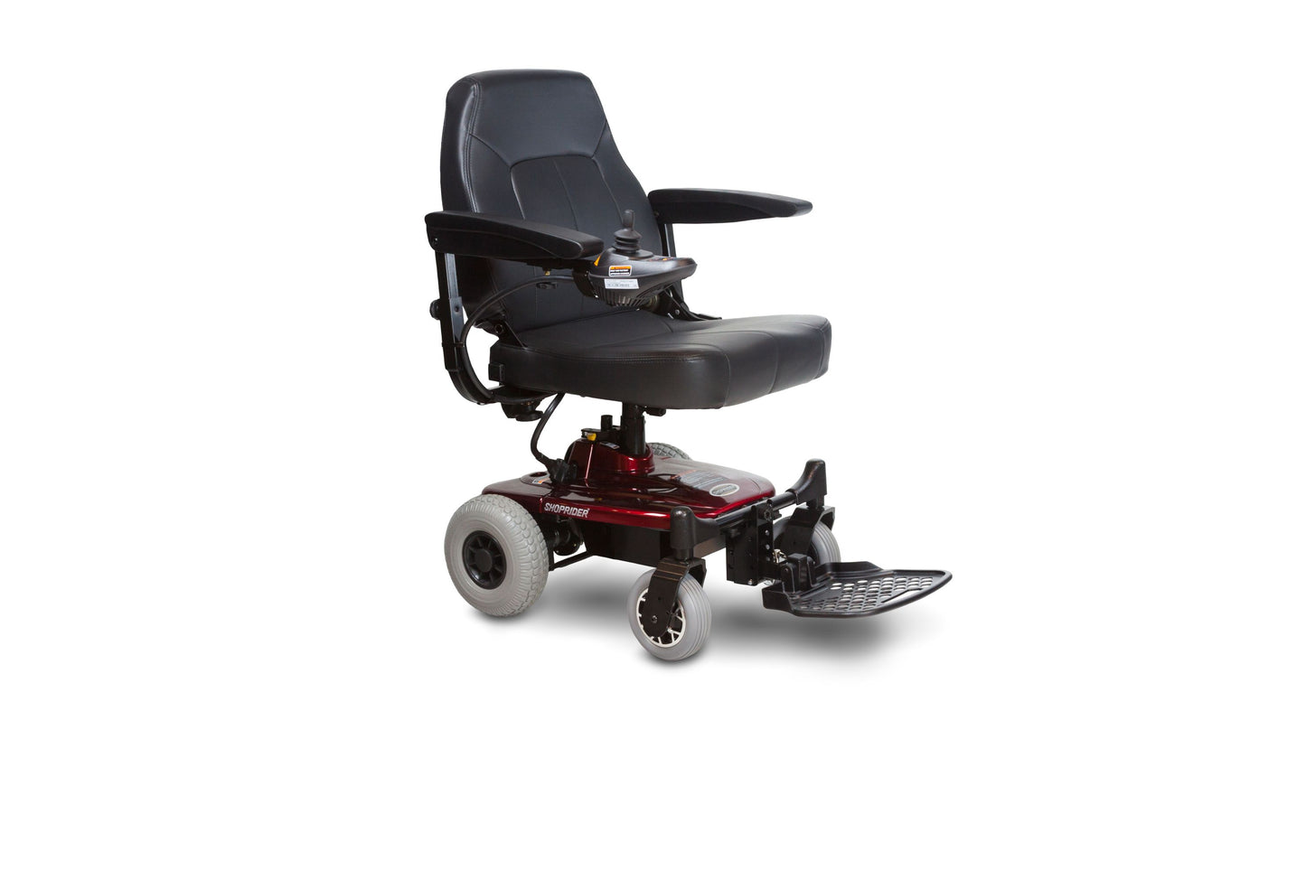Shoprider Jimmie Adjustable Captain Seat Lightweight Portable Power Chair - Effortless Breakdown For Travel and On the Go