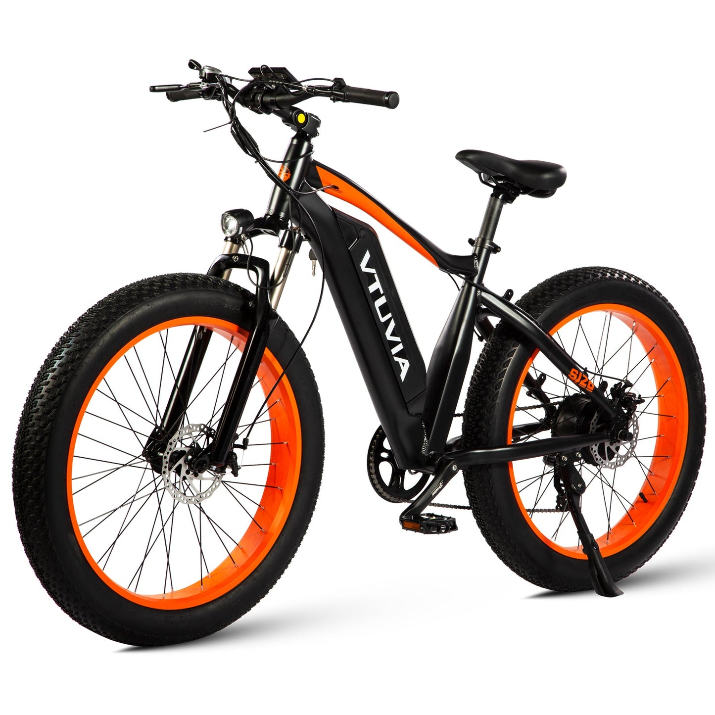 Vtuvia SJ26 Cruiser All Terrain Fat Tire Electric Bike - 750W with Front Suspension Fork
