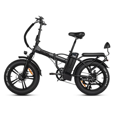 Rattan LM Pro 750W Motor Fat Tire Foldable Electric Bike w/ Suspension Seat