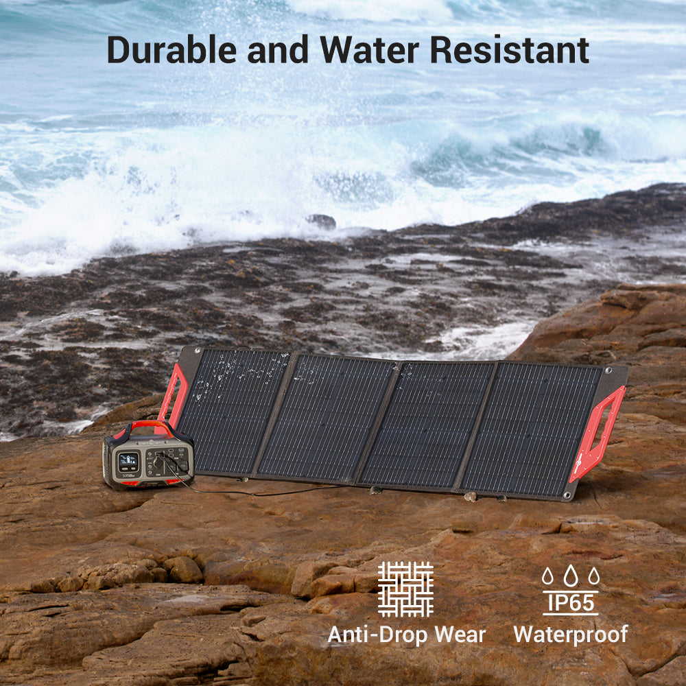 Rockpals RP083 - 120W Portable Solar Panel
