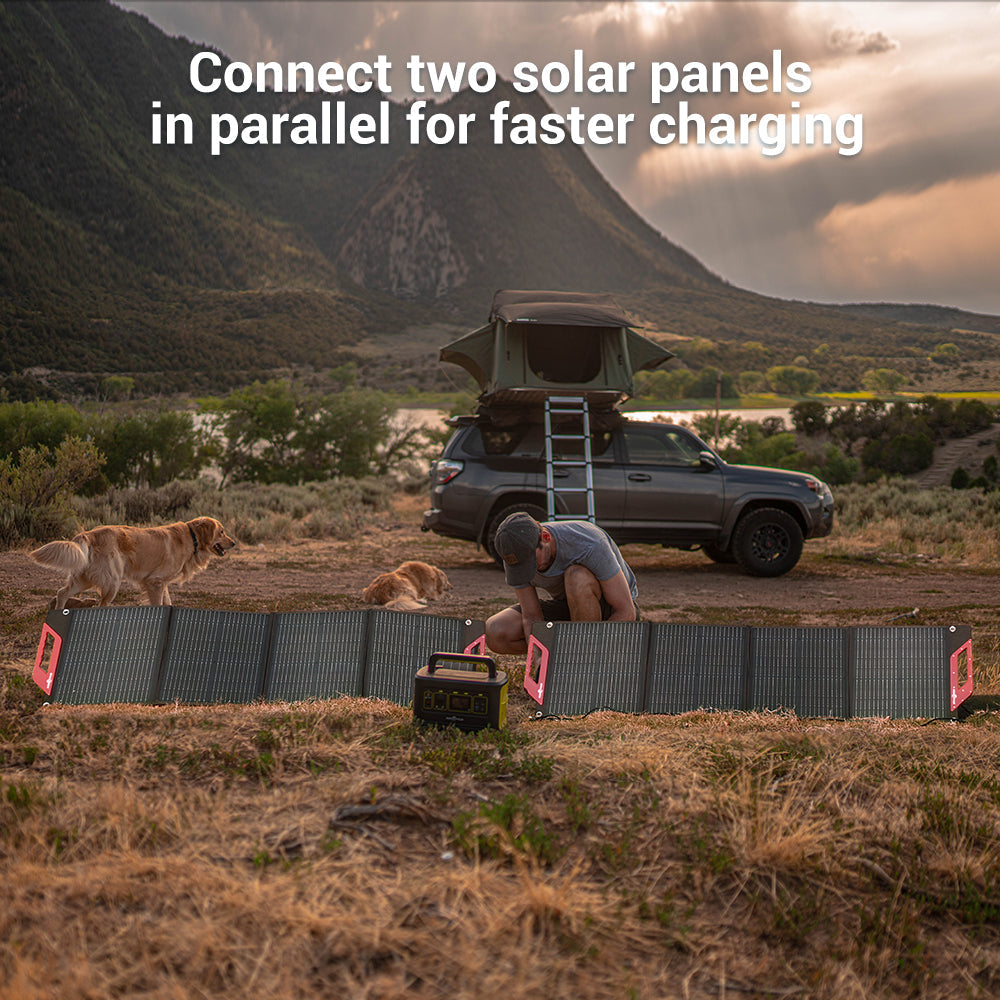 Rockpals RP083 - 120W Portable Solar Panel