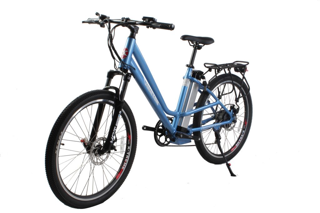 X-Treme Trail Climber Elite 36 Volt 26 Inch Step Thru Electric Mountain Bike