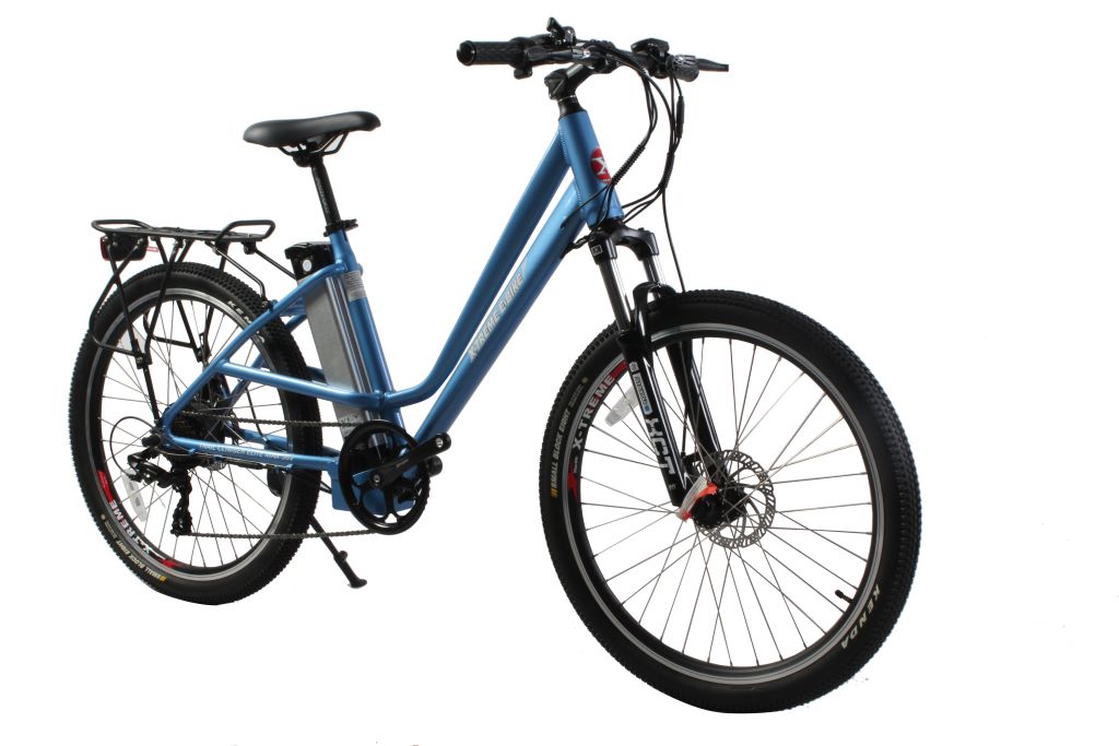 X-Treme Trail Climber Elite 36 Volt 26 Inch Step Thru Electric Mountain Bike