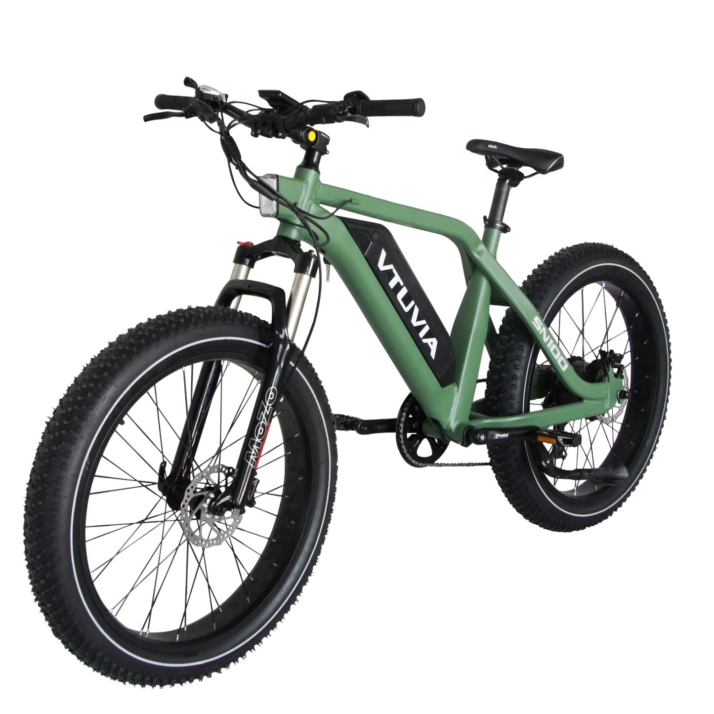 Vtuvia SN100 All Terrain Fat Tire Electric Hunting Bike - 750W Motor with Front Suspension for Comfort