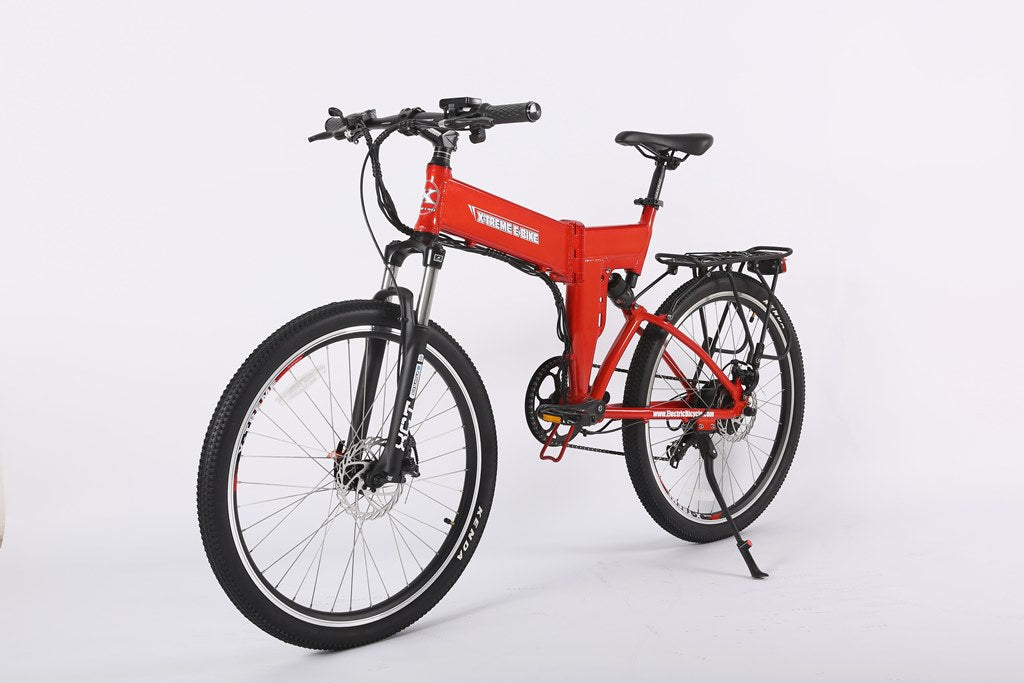 X-Treme X-Cursion Elite Max 36 Volt 26 Inch Electric Folding Mountain Bicycle