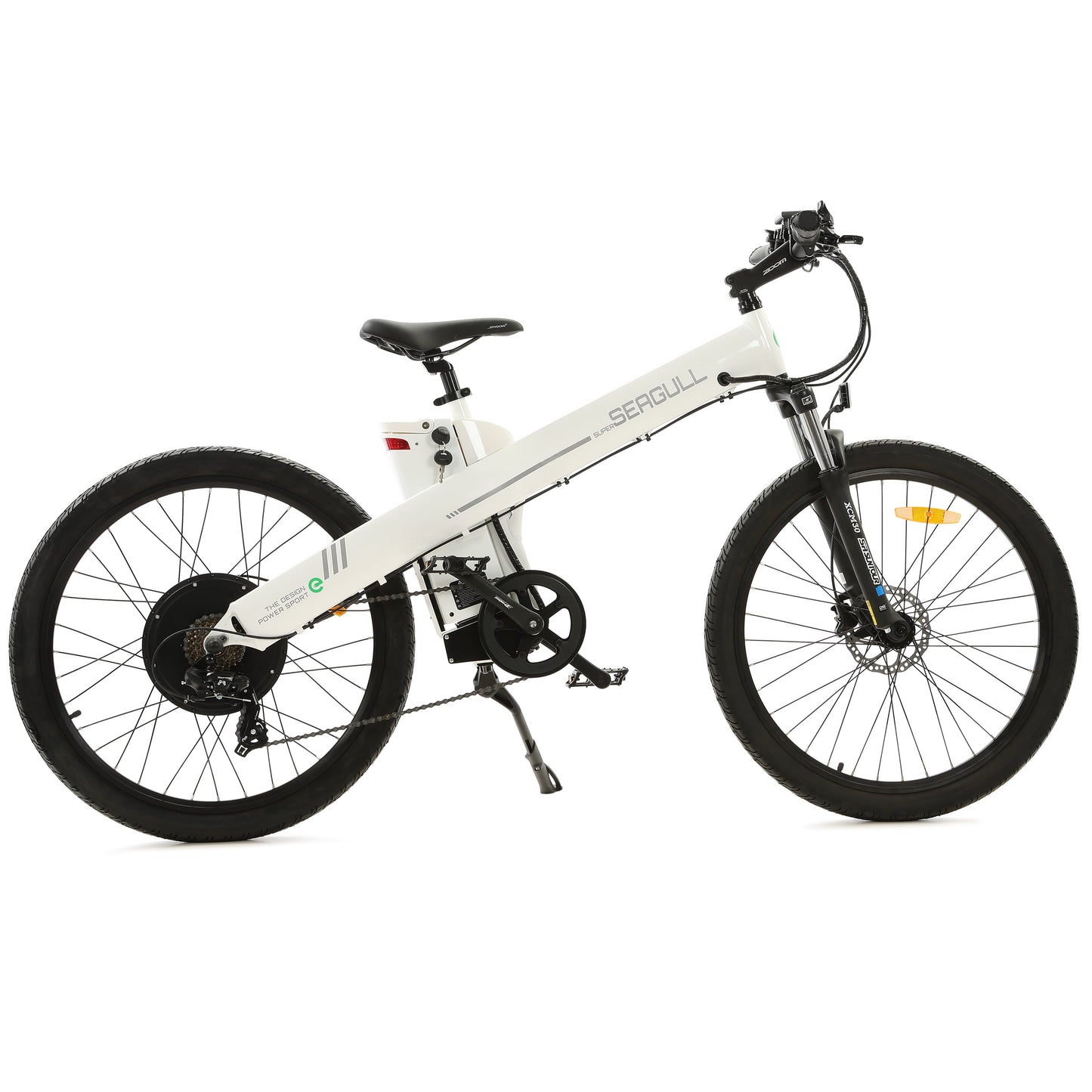 Ecotric Seagull 1000W Brushless Motor For Long Life Span and Efficiency - Versatile Electric Mountain Bike For Commuters, Campers, Leisure Riders