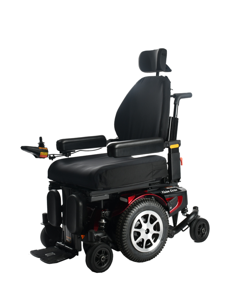 Merits P325 Vision Ultra - Full Suspension Power Wheelchair For Comfort Ride - 300lbs Weight Capacity