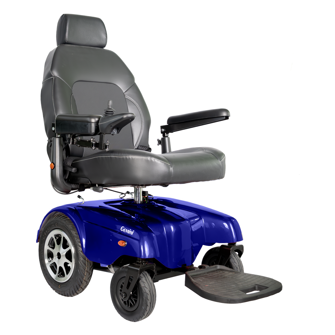 Merits P301 Gemini Long Distance Heavy Duty Power Wheelchair 450lbs Weight Capacity