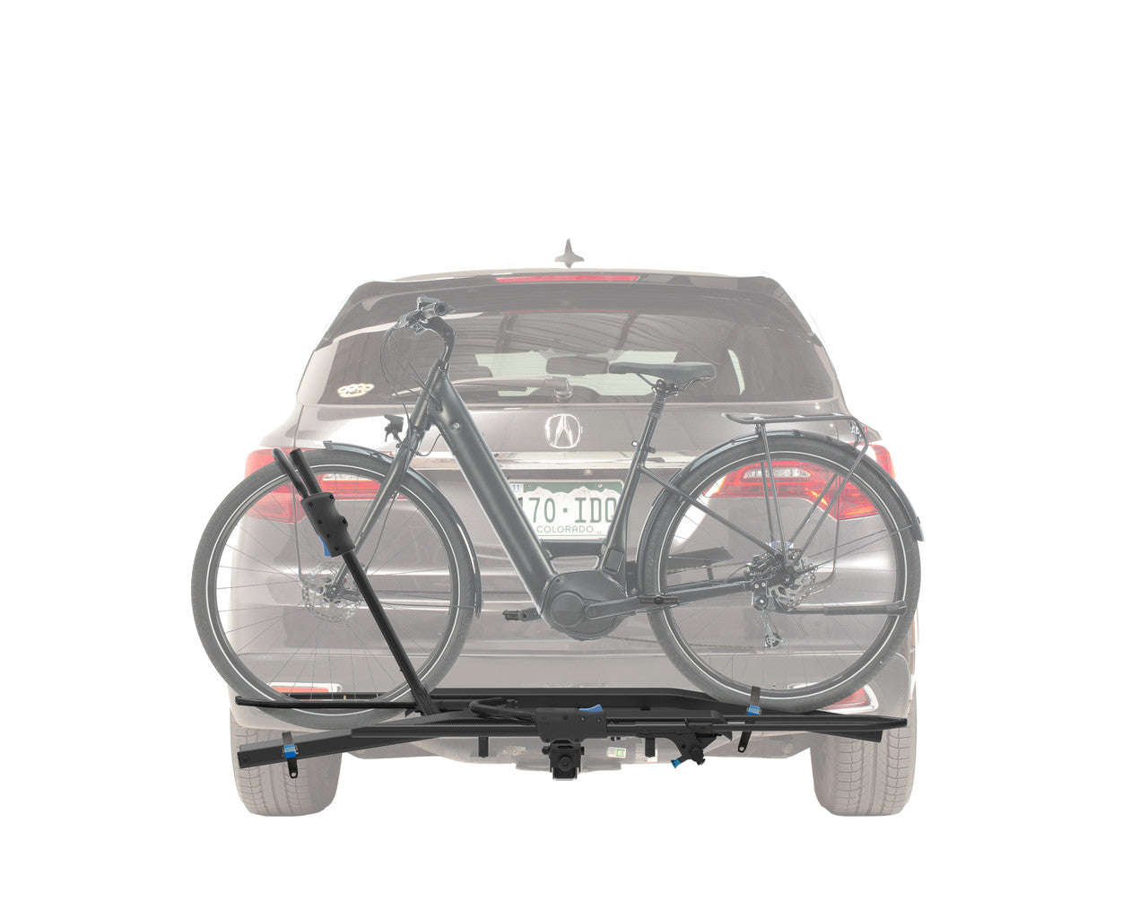 Rocky Mounts GigaWatt Hitch Electric Bike Rack - Supports up to 4.5" Wide Tires and 80 lbs Per Bike