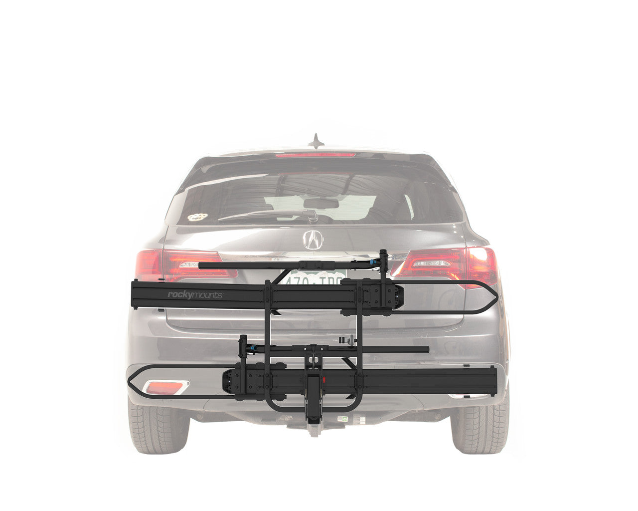 Rocky Mounts GigaWatt Hitch Electric Bike Rack - Supports up to 4.5" Wide Tires and 80 lbs Per Bike