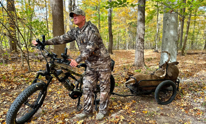 Bakcou Storm G2 Full Suspension Electric Hunting Bike Bafang Ultra Mid Drive Motor