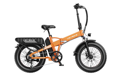 HeyBike Mars 2.0 - Folding 20" x 4" Fat Tire Electric Bike, w/ Front Suspension