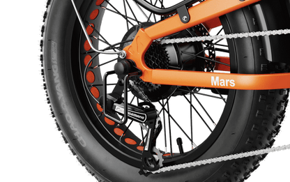 HeyBike Mars 2.0 - Folding 20" x 4" Fat Tire Electric Bike, w/ Front Suspension