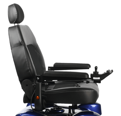 Merits P710 Atlantis Super Heavy-Duty Bariatric Power Wheelchair - Extended Long Range, w/ Anti Flat Tires, 600lbs Weight Capacity