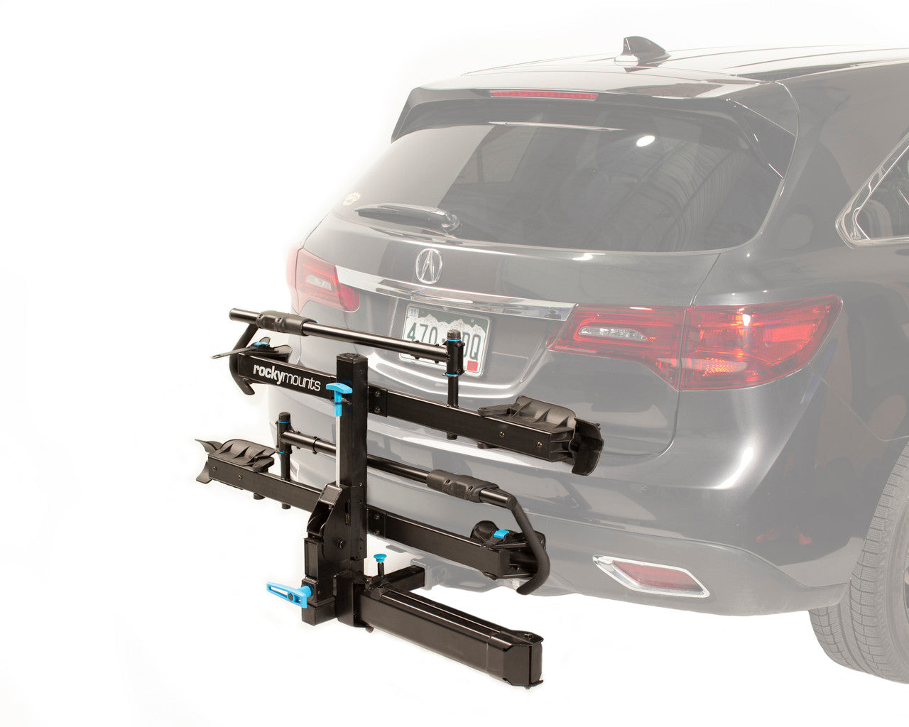 Rocky Mounts BackStage 2-Bike Rack - Supports Up To 5" Wide Tires and 60 lbs Per Bike