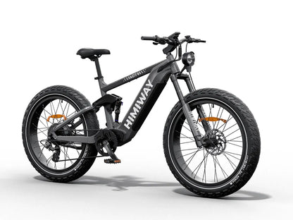 Himiway Cobra D7 Electric Bike 1000W All Terrain Super Fat Tires and Full Suspension Off-Road Hunting
