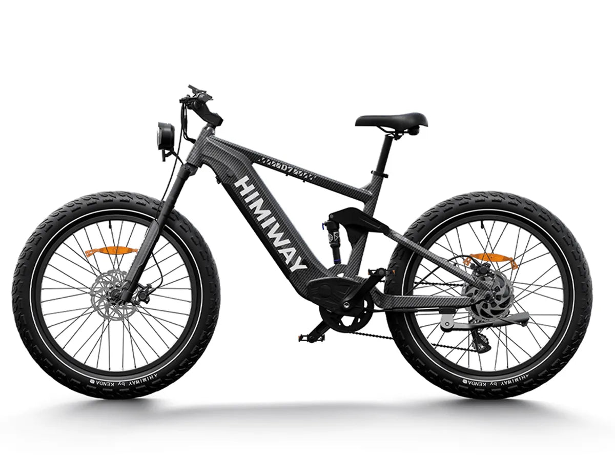 Himiway Cobra D7 Electric Bike 1000W All Terrain Super Fat Tires and Full Suspension Off-Road Hunting
